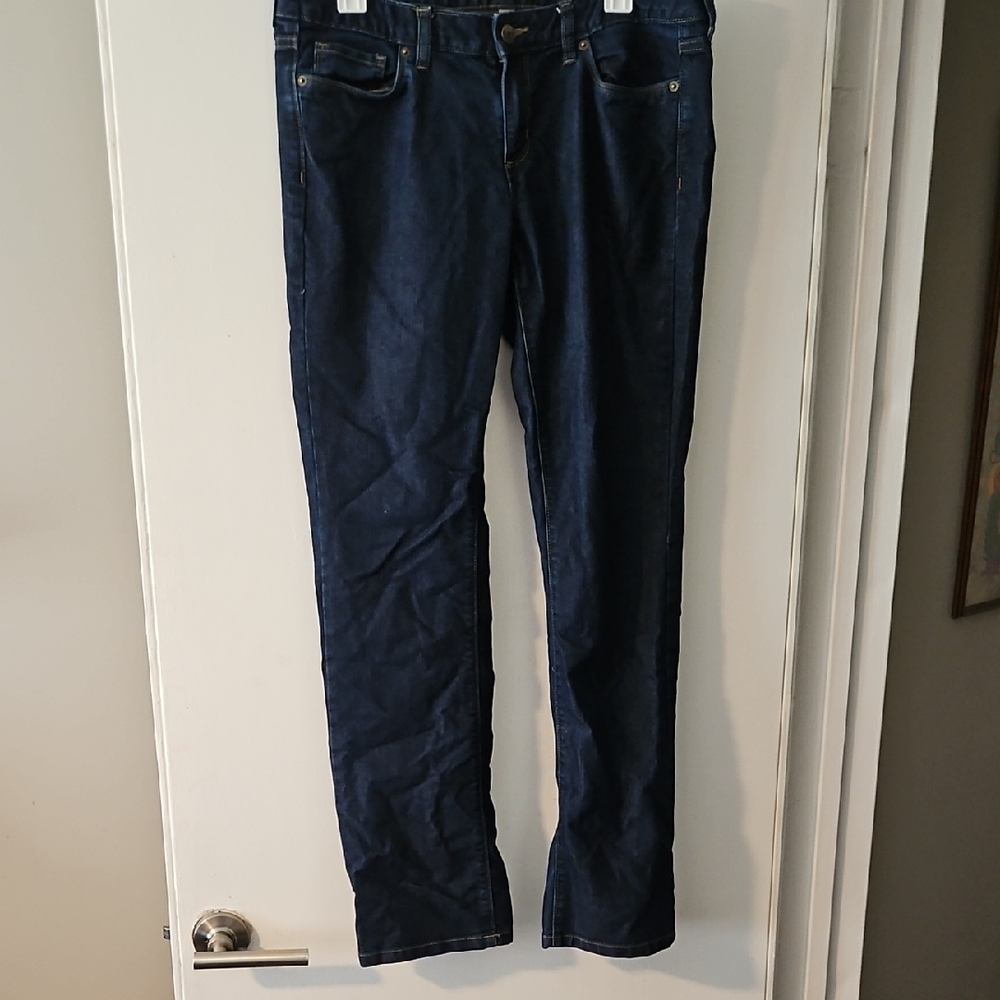 Banana Republic Dark Blue Straight Leg Jeans